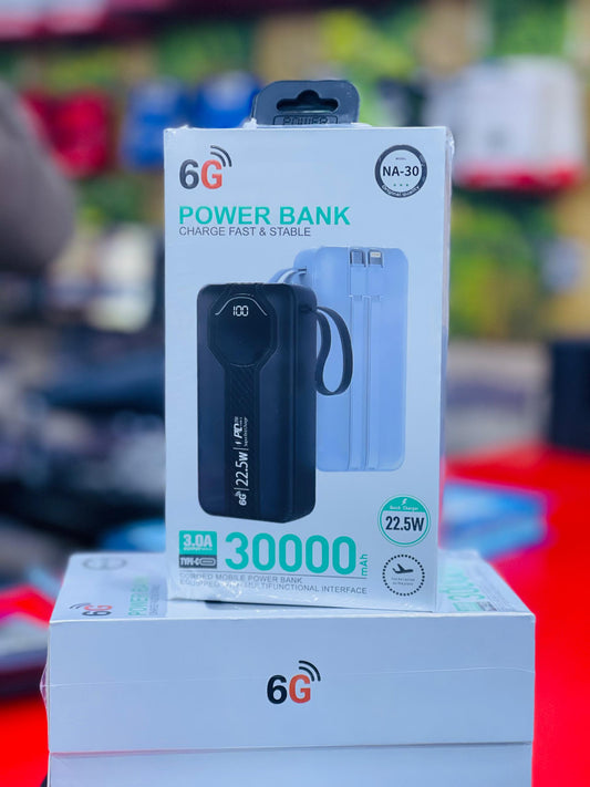 6G 30000 mah Power bank
